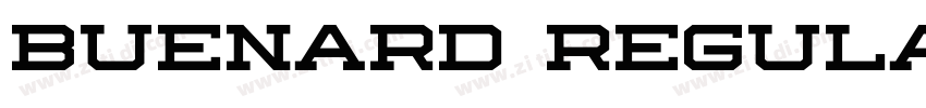 Buenard regular字体转换
